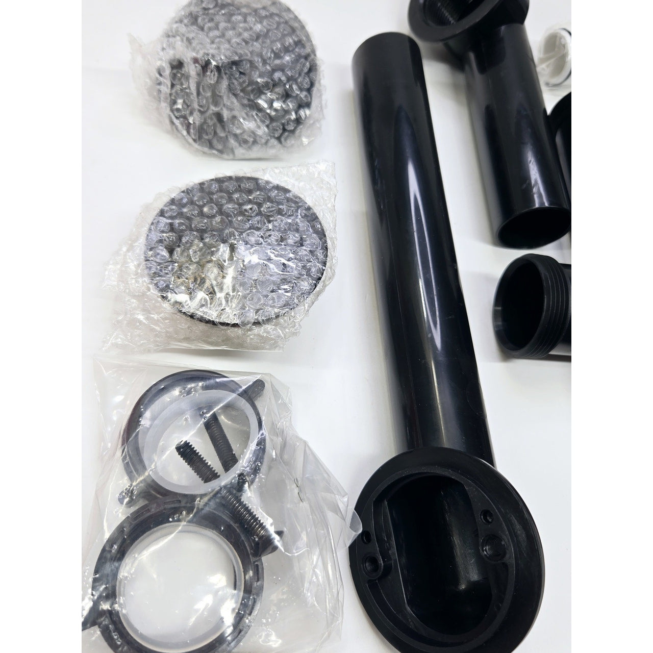 Westbrass 592144-62 1-1/2" Tubular Trip Lever Bath Waste - Black