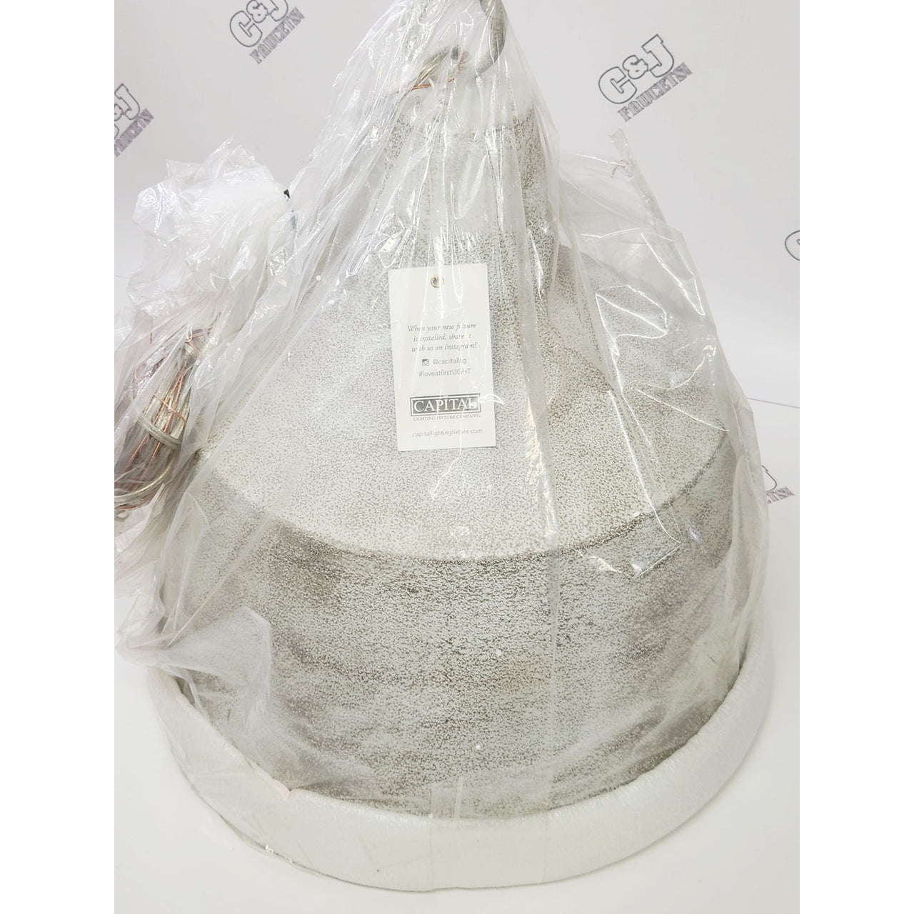 Capital Lighting 335311SC Quarry 16" Wide Pendant - Stucco