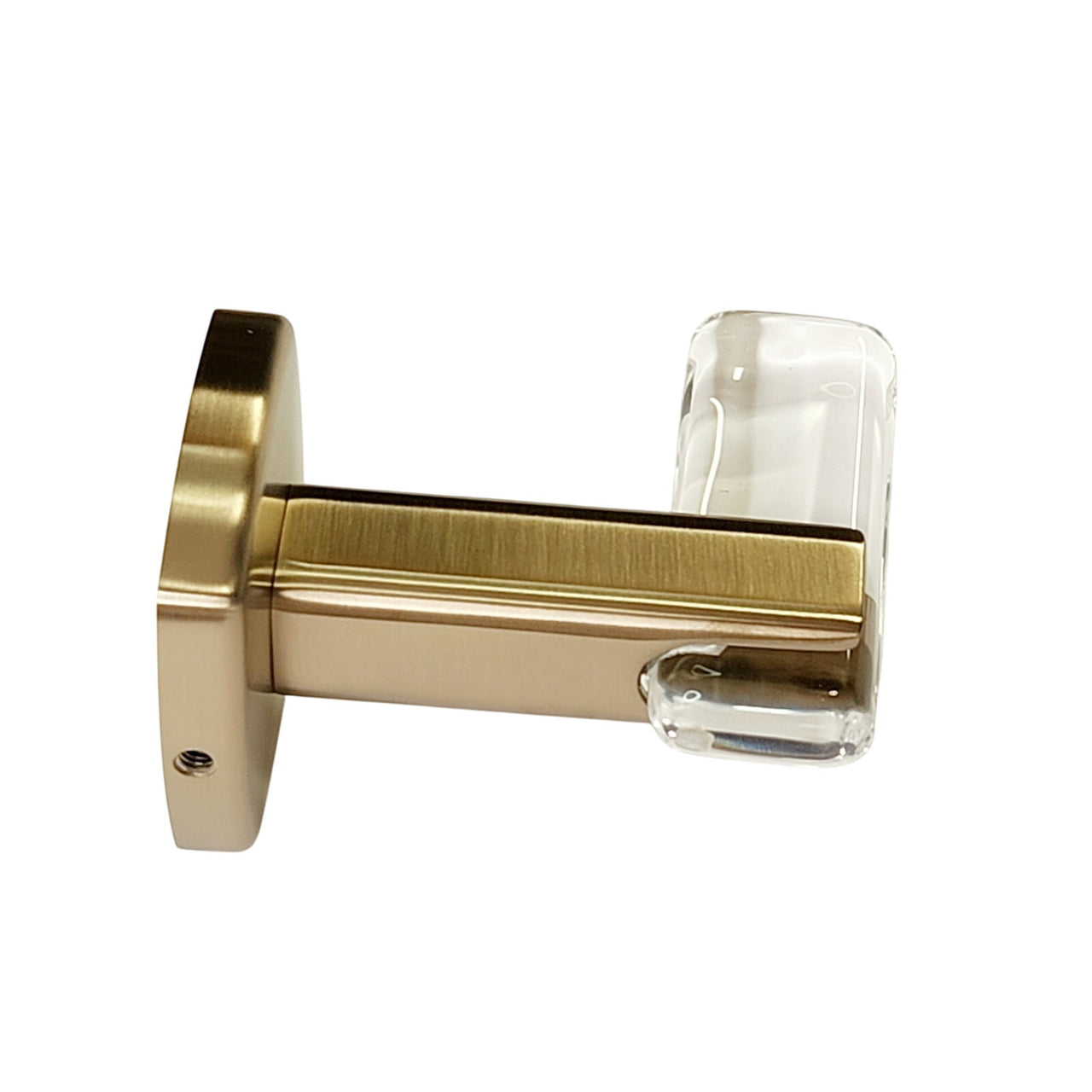 Brizo 693467-GLCL Allaria Single Robe Hook - Luxe Gold / Clear Acrylic