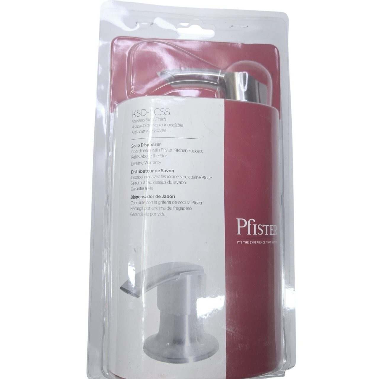 Pfister KSD-LCSS Kitchen Soap Dispenser - Stainless Steel