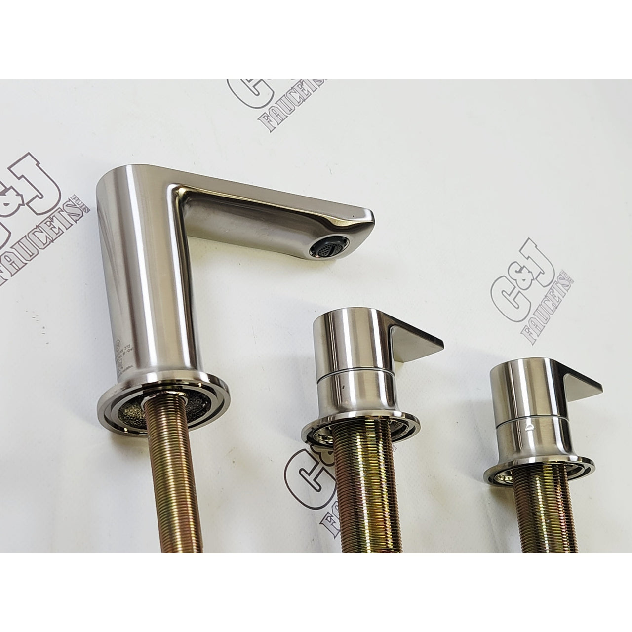 Signature Hardware 482807 Berwyn Widespread Bathroom Faucet- Brushed Nickel READ