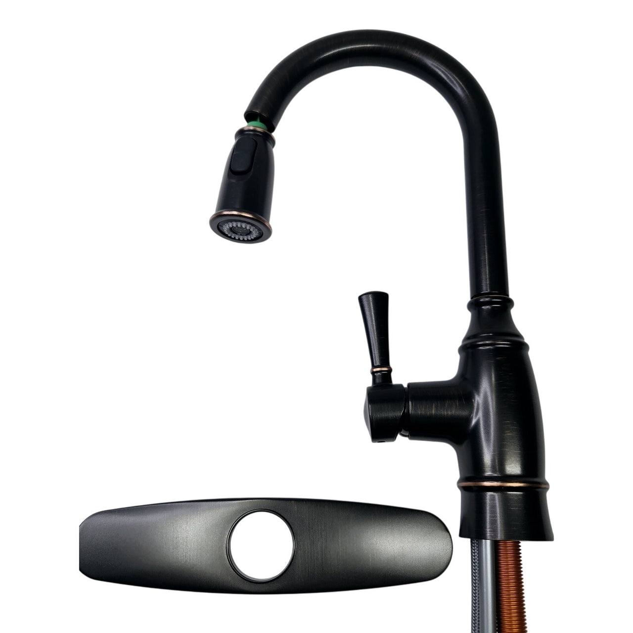 Moen 87791BRB Noell Kitchen Faucet with Soap Dispenser - Mediterranean Bronze