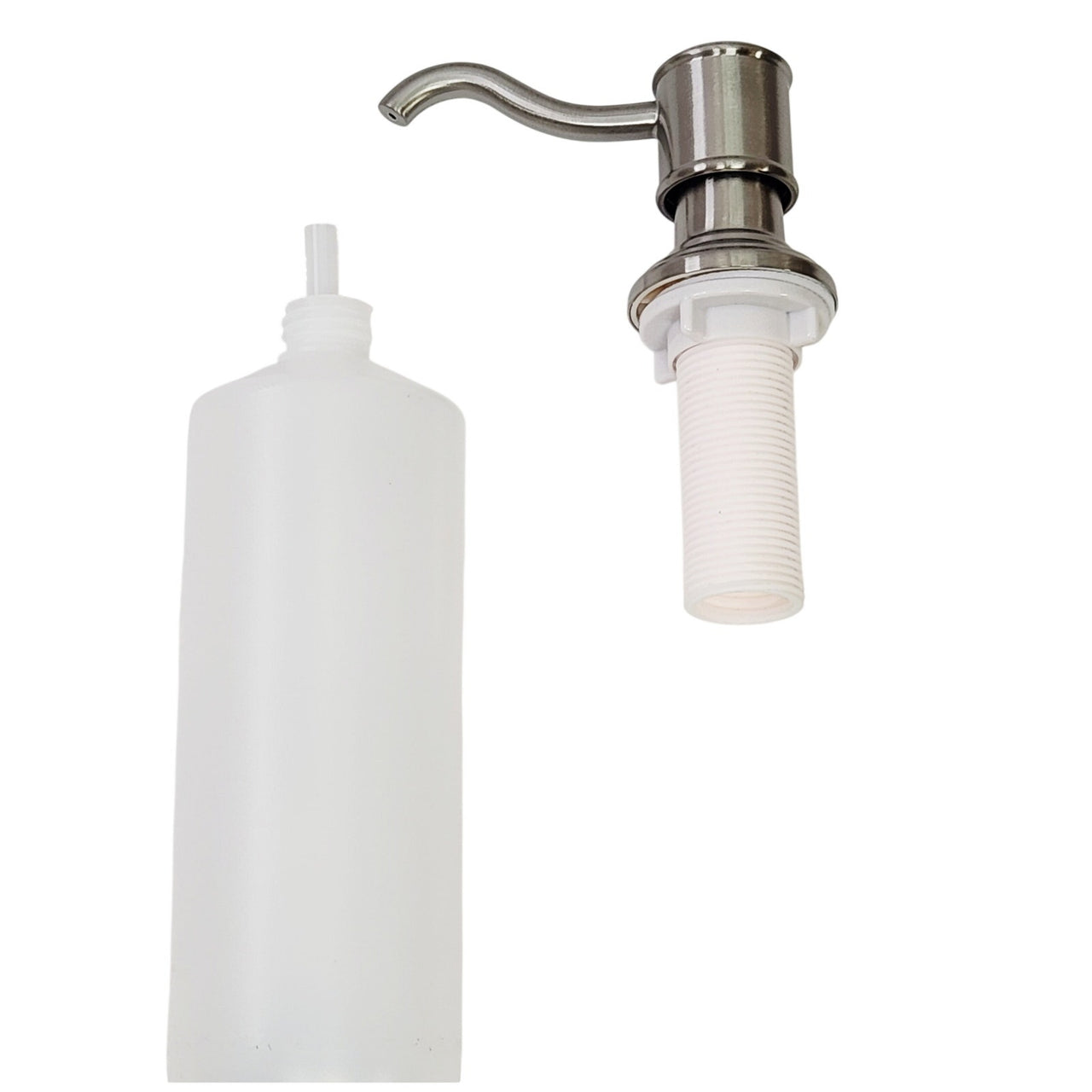 Signature Hardware 448560 Amberly Sink Mount Soap Dispenser - Stainless Steel