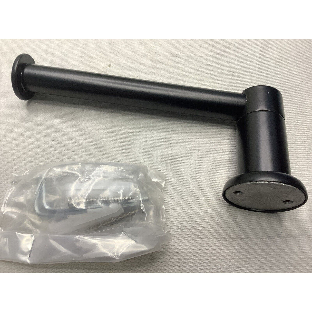 Signature Hardware 466623 Mendi Single Post Toilet Paper Holder - Matte Black