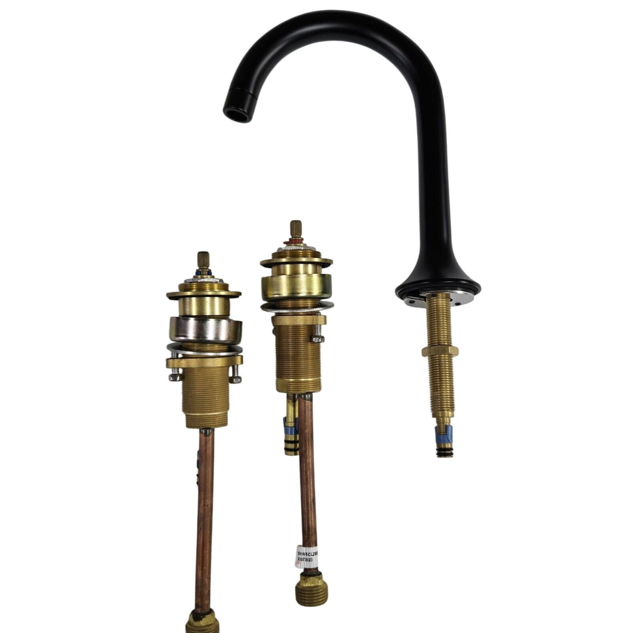 Signature Hardware 466425 Lentz Widespread Bathroom Faucet Matte Black*NO HANDLE