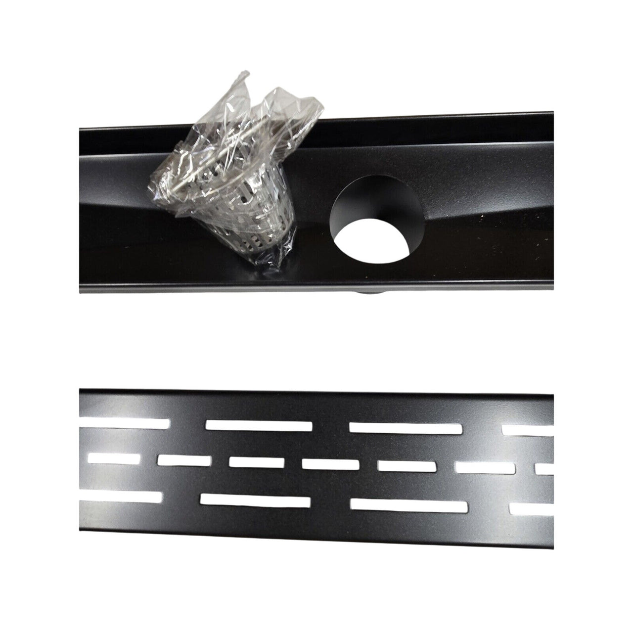 Signature Hardware 443342 Effendi 36" Linear Shower Drain - Matte Black