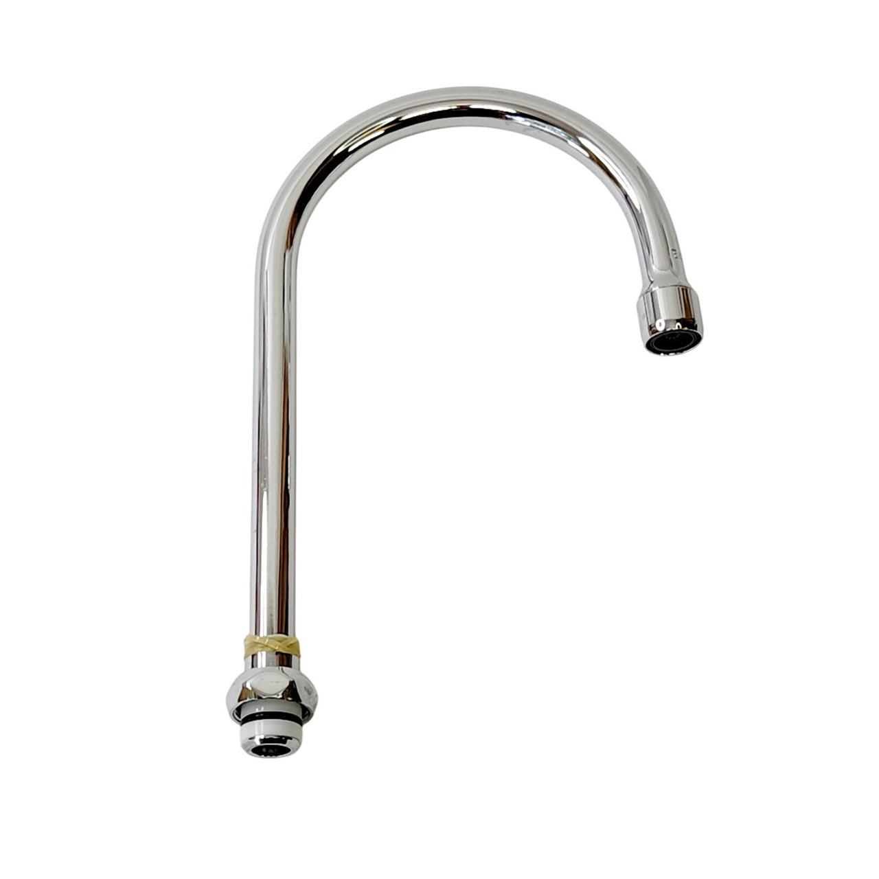 T&S Brass 133X Swivel Gooseneck, 10-3/8" Height, 6-3/8" Clearance - Chrome