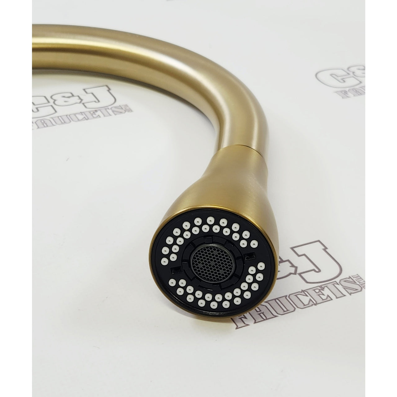 GagaLife JJL-CL-PT-S-BG Single Hole 1.8 GPM Kitchen Faucet - Brushed Gold READ