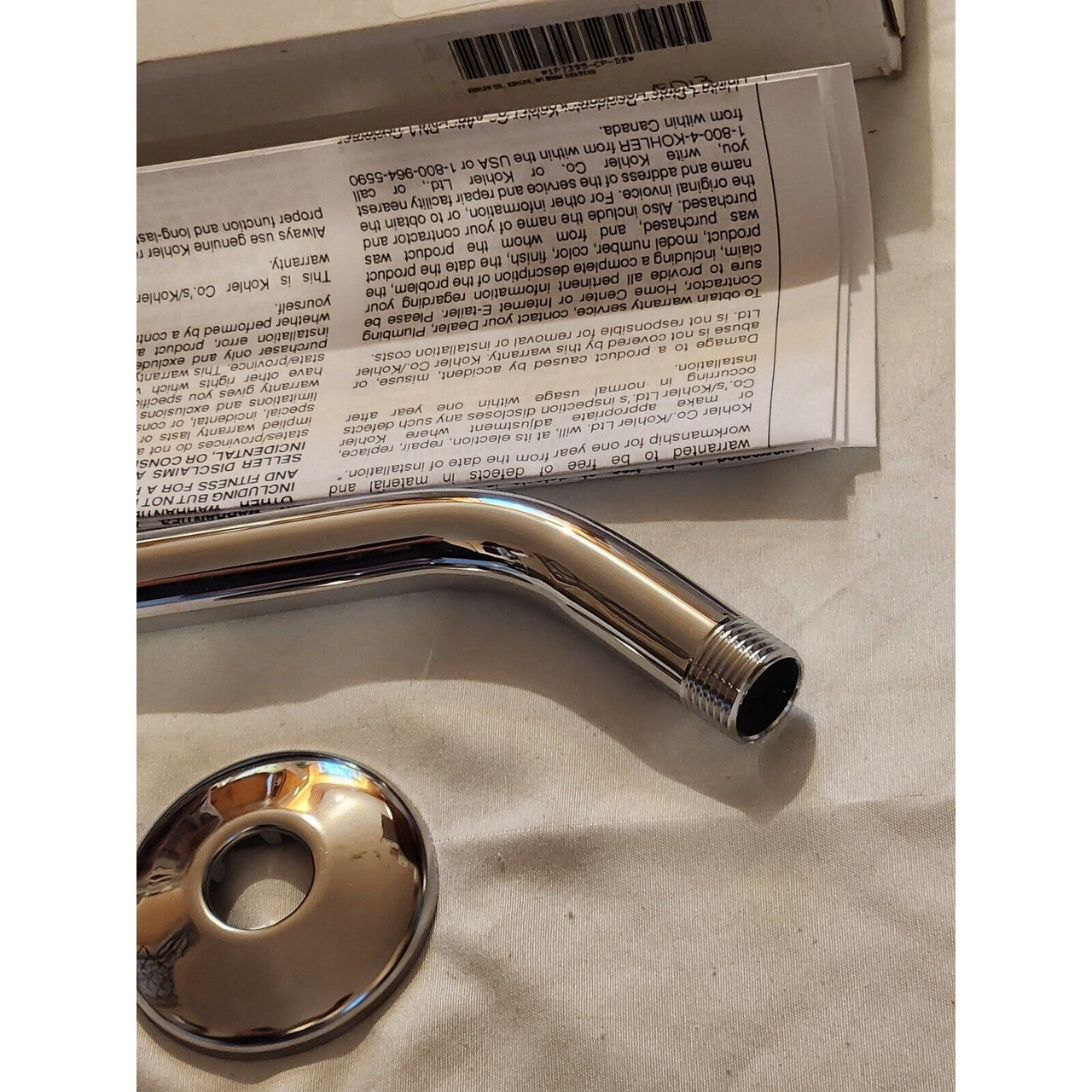 Kohler 7395-CP Shower Arm and Flange - Polished Chrome