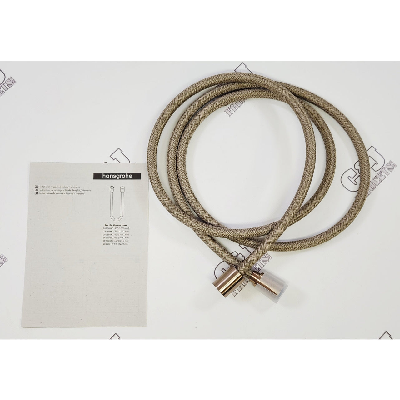 hansgrohe 28230140 DesignFlex 80" Hand Shower Hose - Brushed Bronze