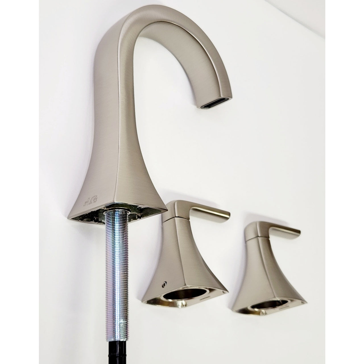 Pfister LF-049-BIEGS Bruxie Adjustable Widespread Bathroom Faucet - Brush NIckel