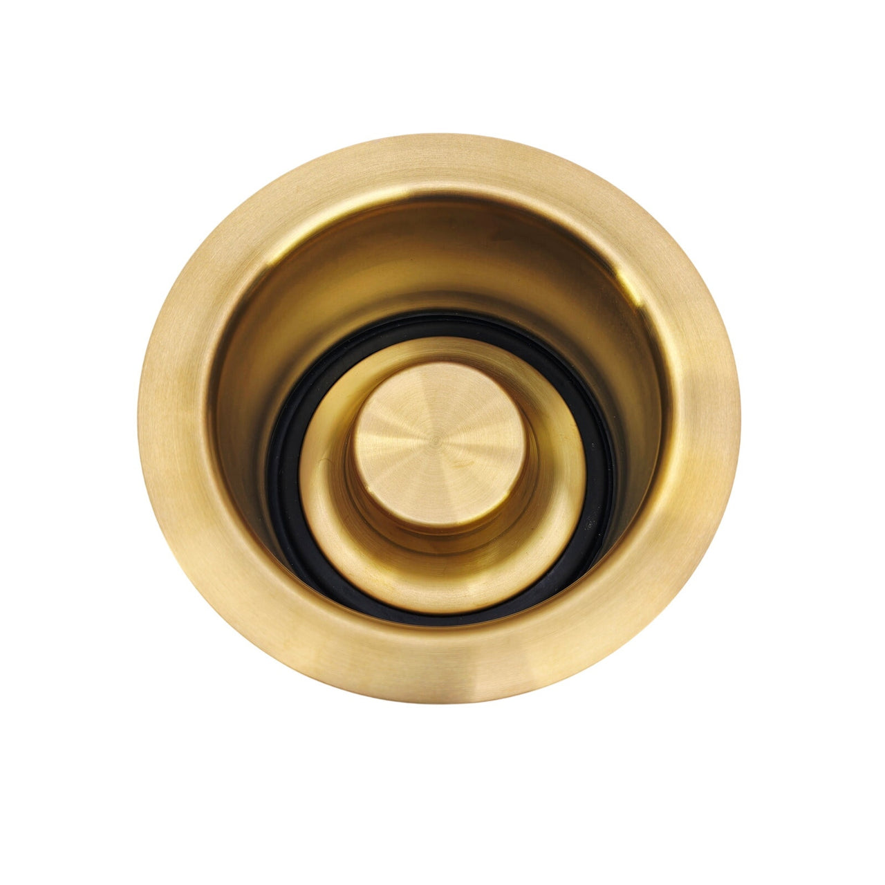 Signature Hardware 480536 3-1/2" Deep Garbage Disposal Flange - Brushed Gold
