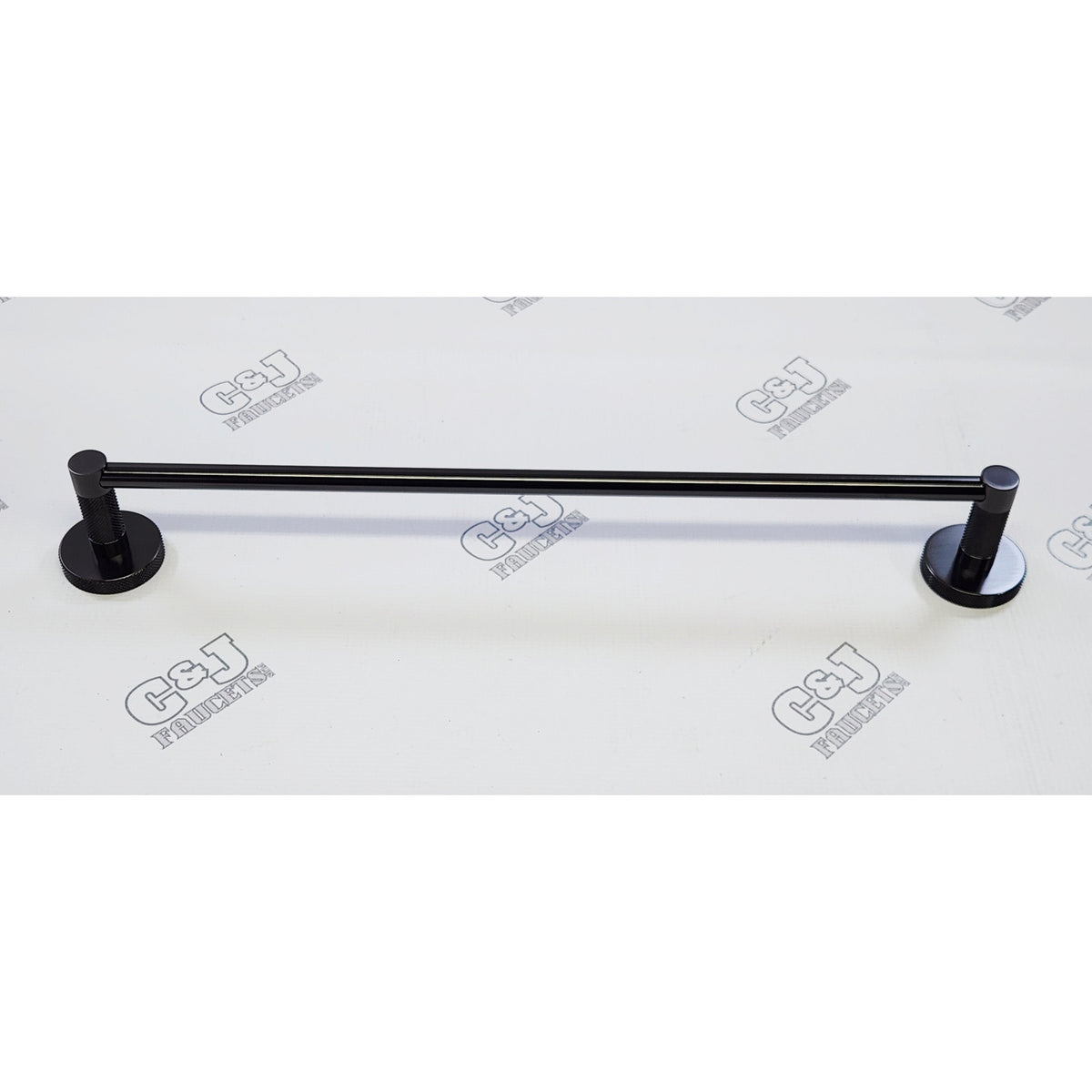 Graff G-19209A-BOX Cameo 18" Bathroom Towel Bar - Brushed Onyx PVD