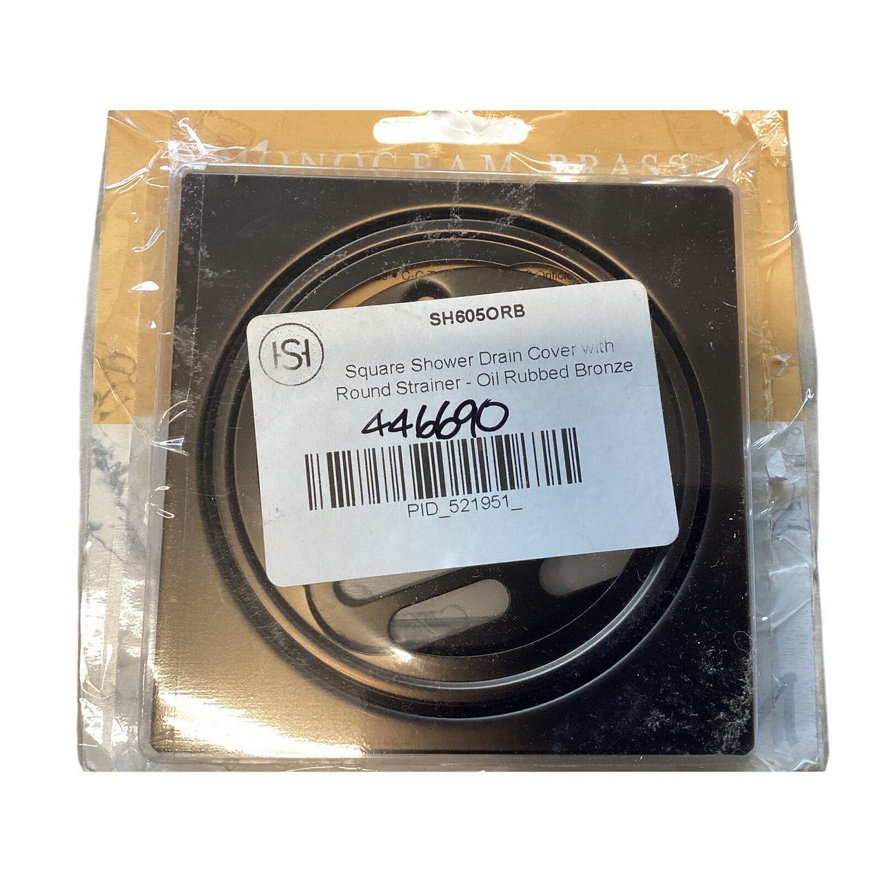 Signature Hardware 446690 3-3/16" Shower Drain - Oil Rubbed Bronze
