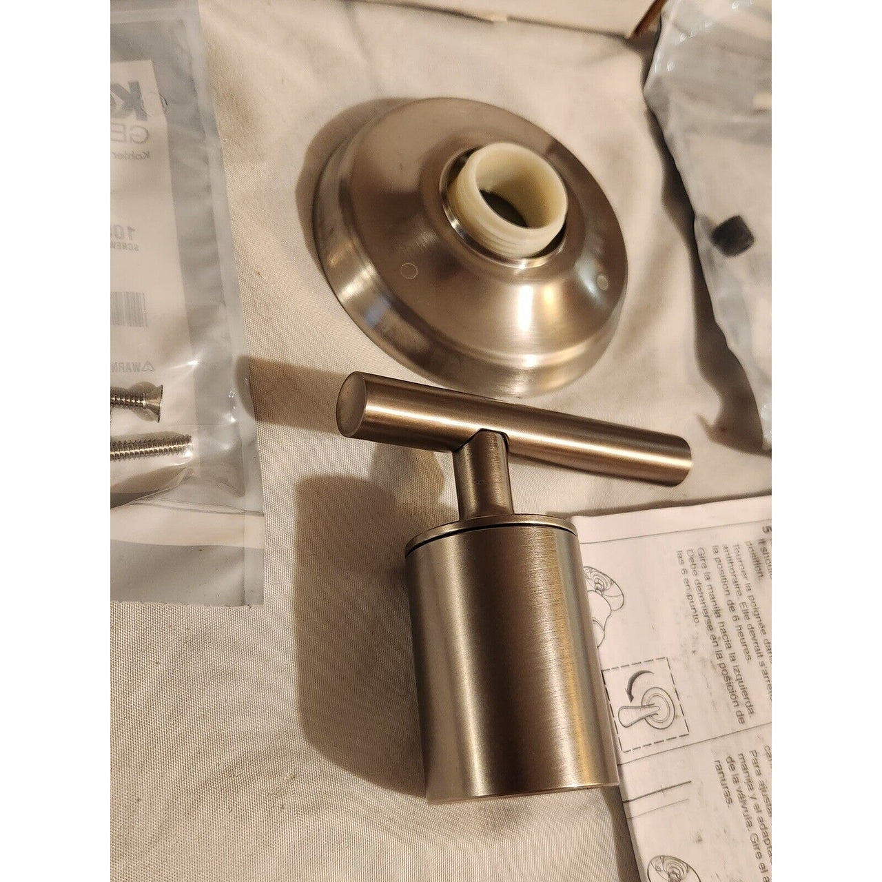 Kohler T14490-4-BN Purist Valve Trim with Lever Handle NO Valve - Brushed Nickel