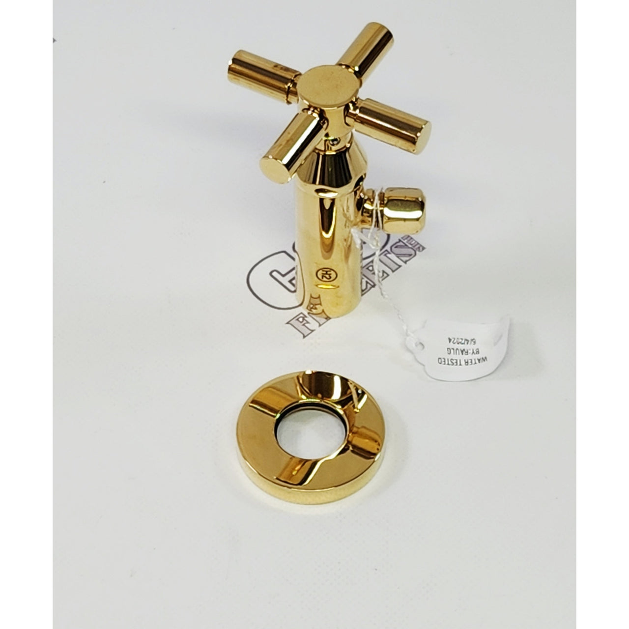 California Faucets 9000-30X-PBV Descanso Angle Stop - Polished Brass Uncoated