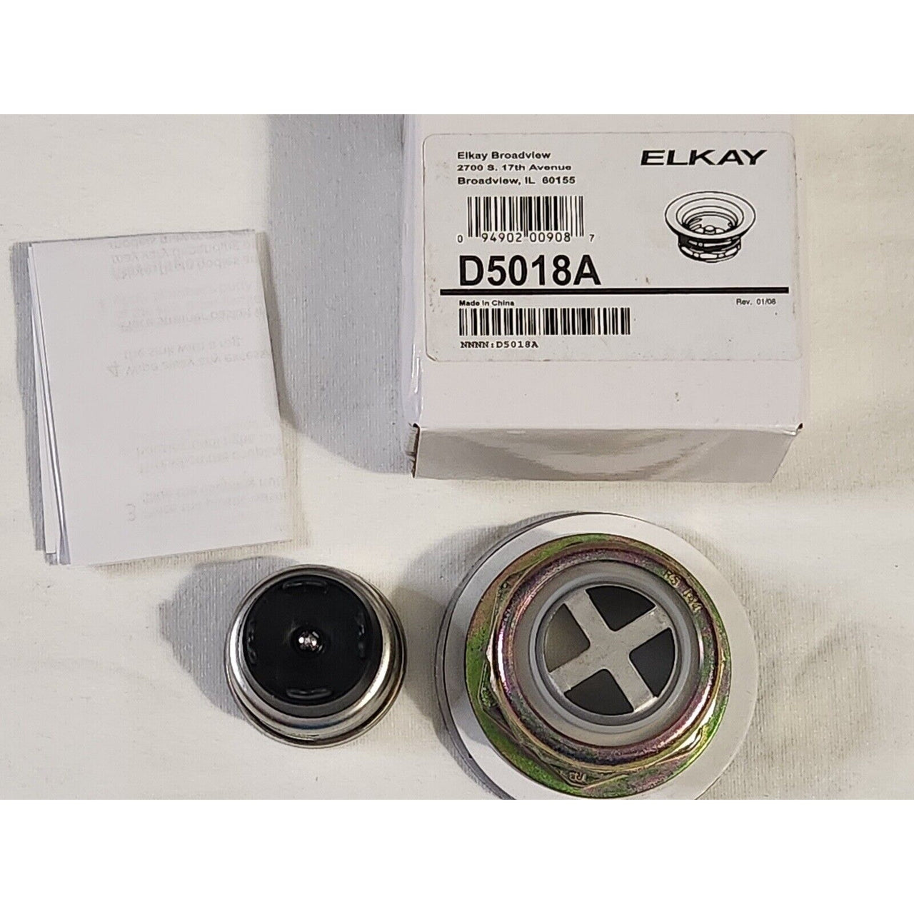 Elkay D5018A Dayton Kitchen Sink Drain Fitting - Stainless