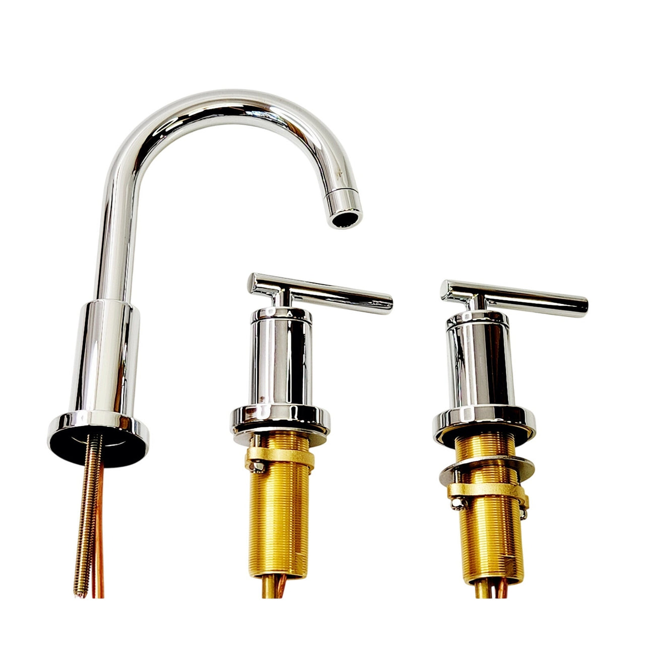 Miseno MNO1343LCP Mia 1.2 GPM Widespread Bathroom Faucet - Polished Chrome READ