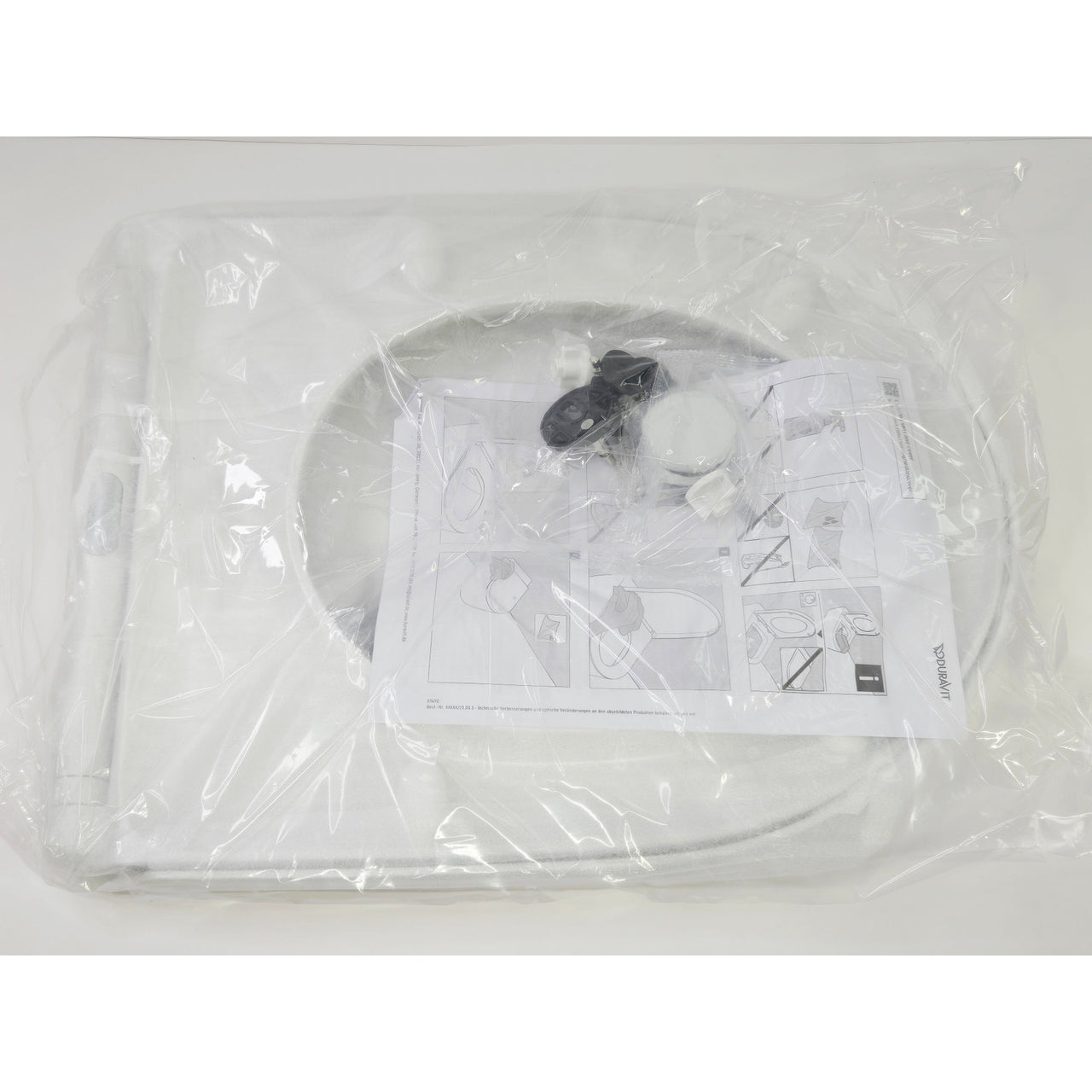 Duravit 002529000 DuraStyle Elongated Toilet Seat with Soft Close - White