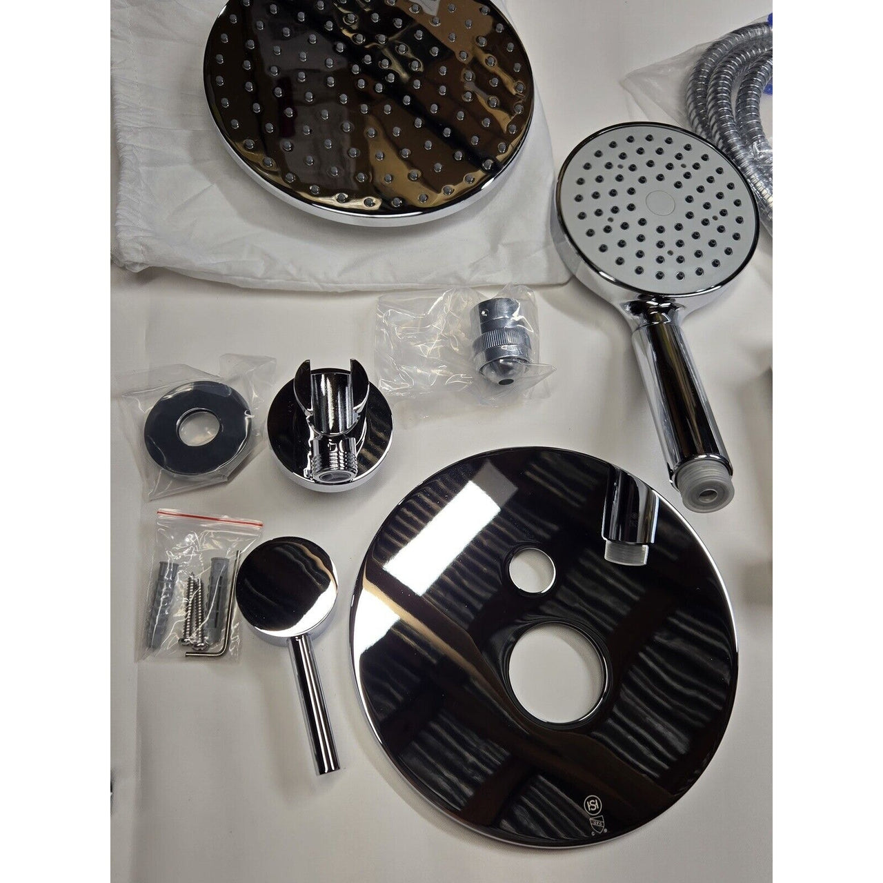 Signature Hardware 416164 Lattimore Rainfall Shower System with Rough In -Chrome