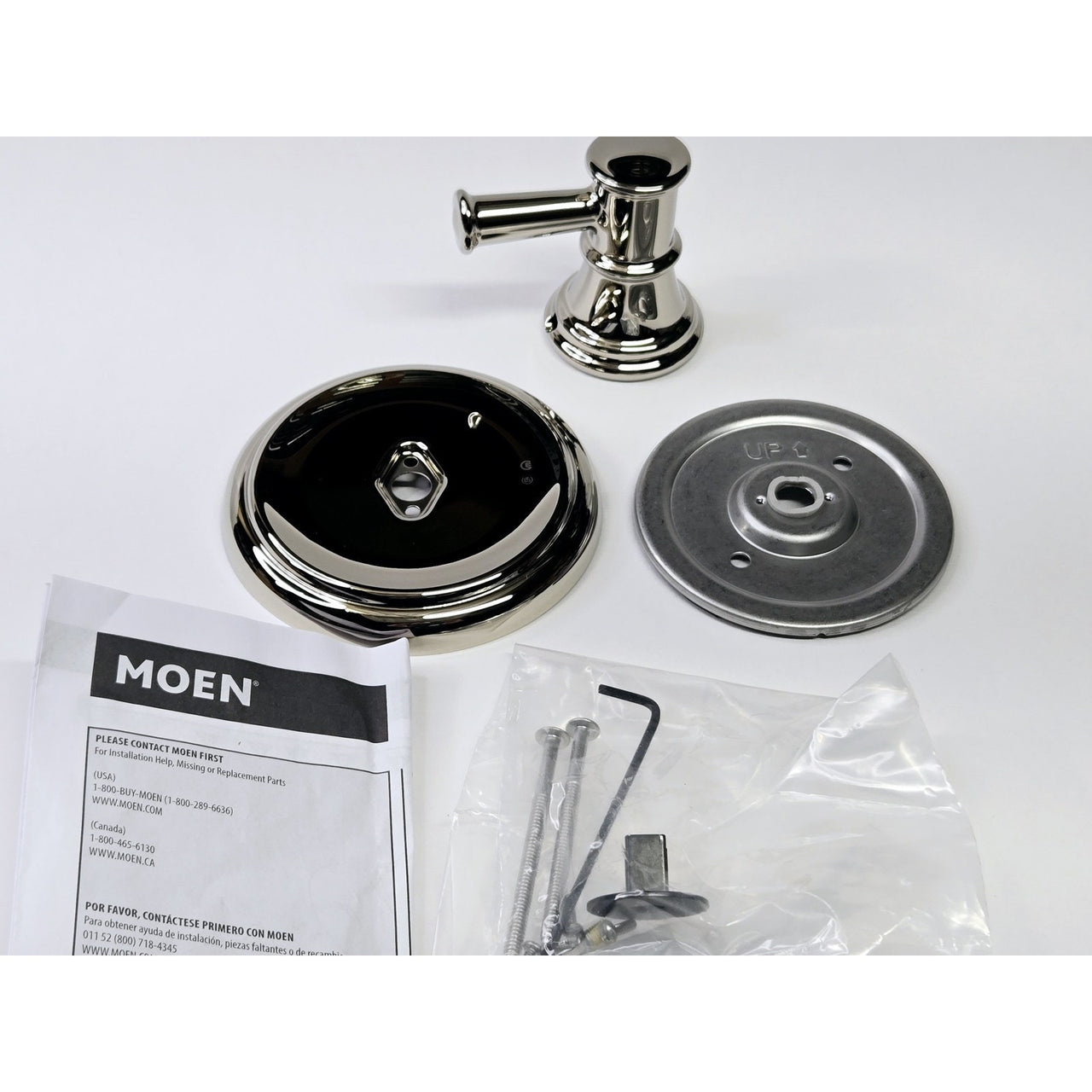Moen UT4301NL Belfield 1-Handle Transfer Valve Trim, No Valve - Polished Nickel