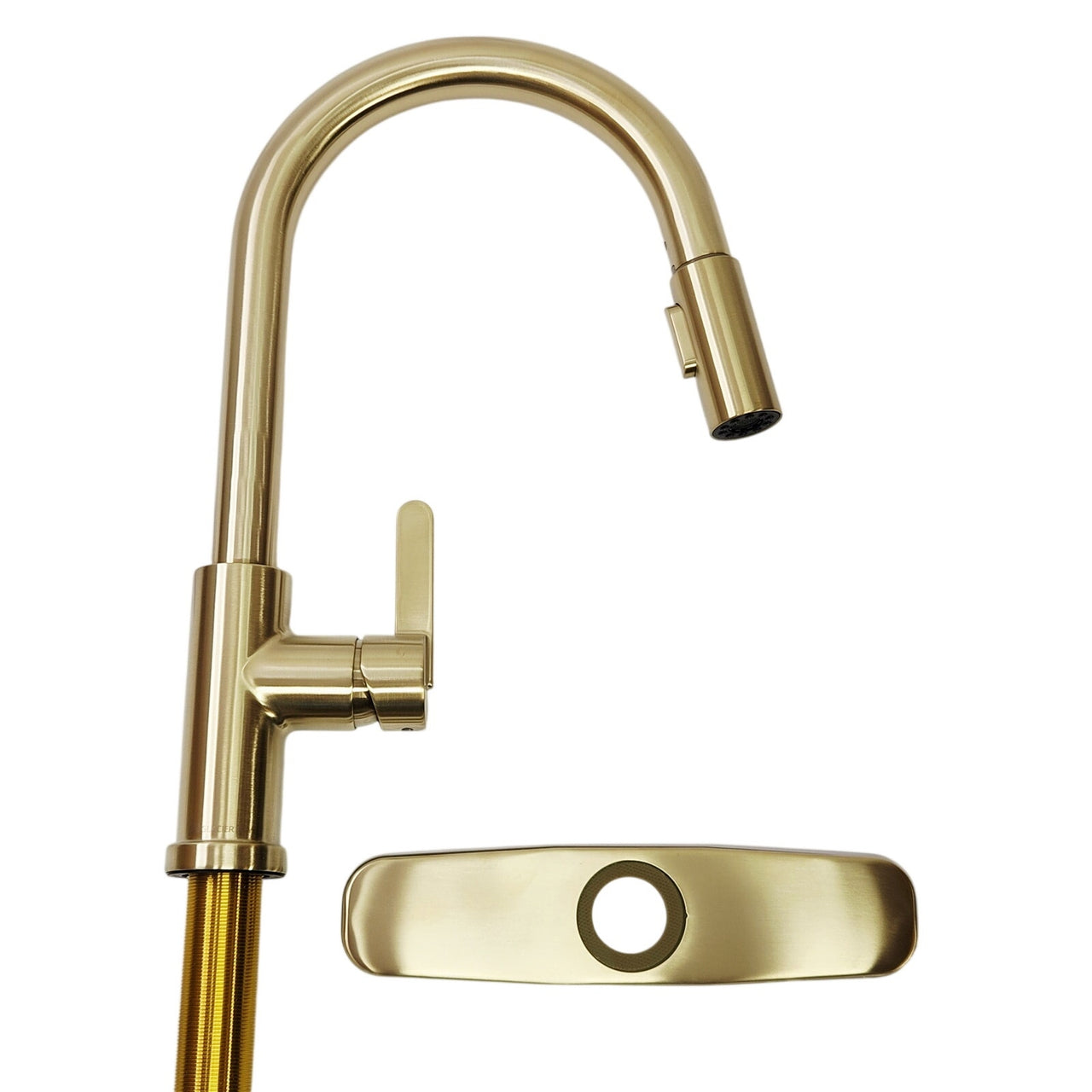 Glacier Bay 1007 812 575 Paulina Single Handle Kitchen Faucet - Matte Gold