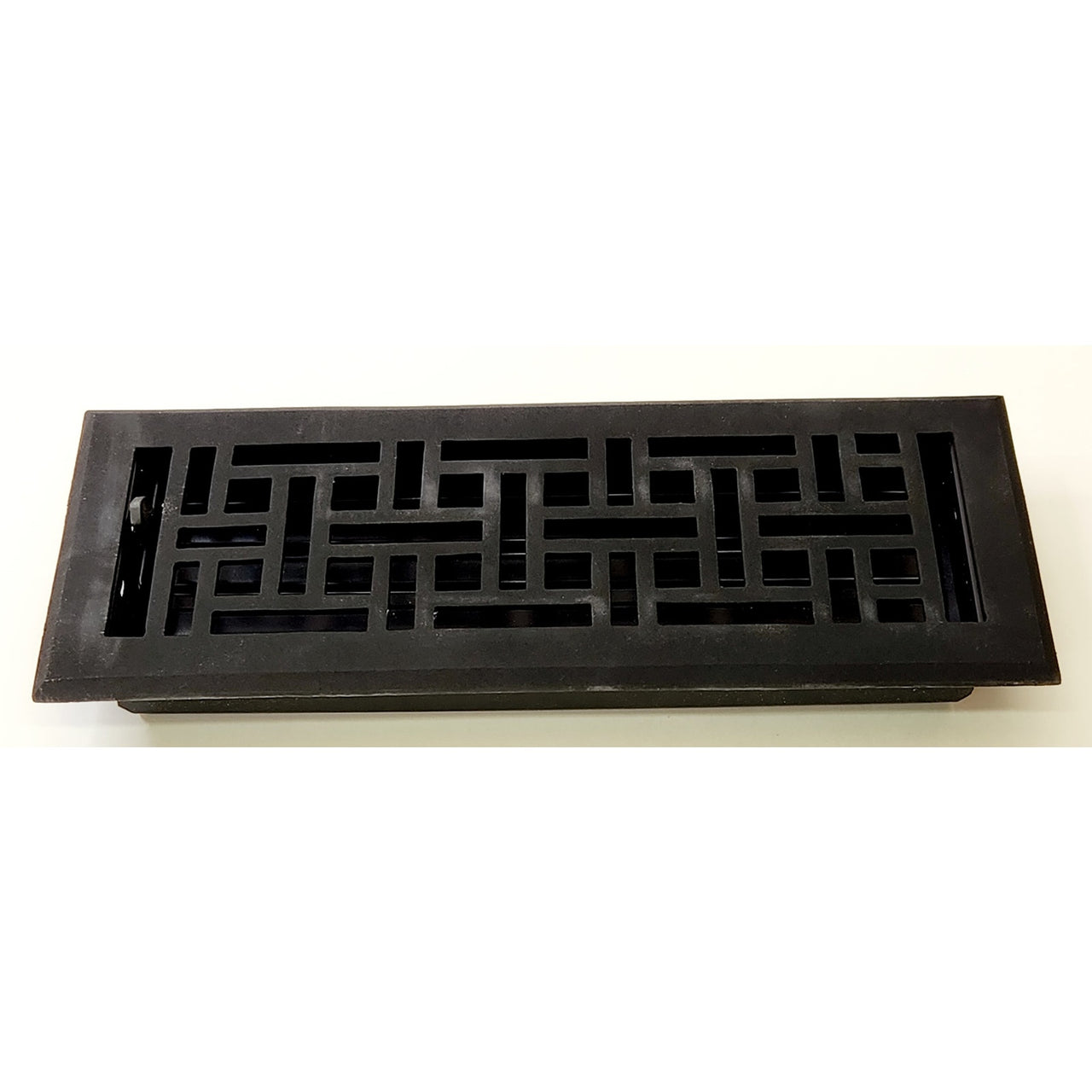 Signature Hardware 393401 4" x 12" Cast Iron Floor Register - Black READ