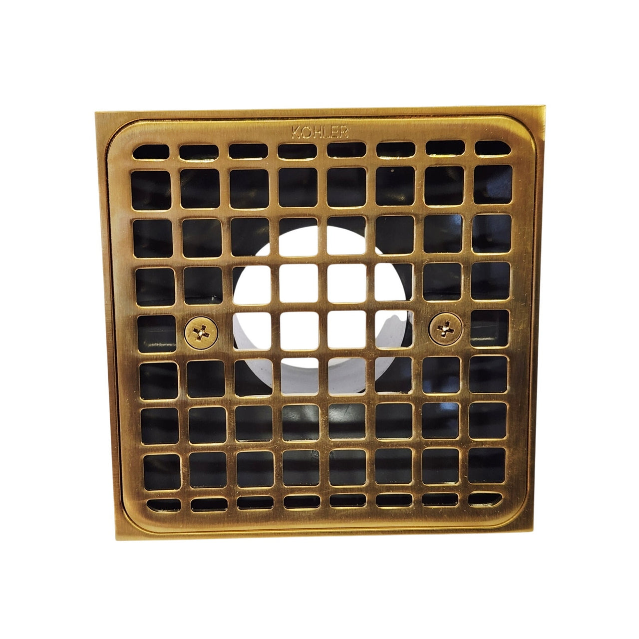 Kohler 9136-2MB Clearflo Tile-In Shower Drain - Vibrant Brushed Moderne Brass