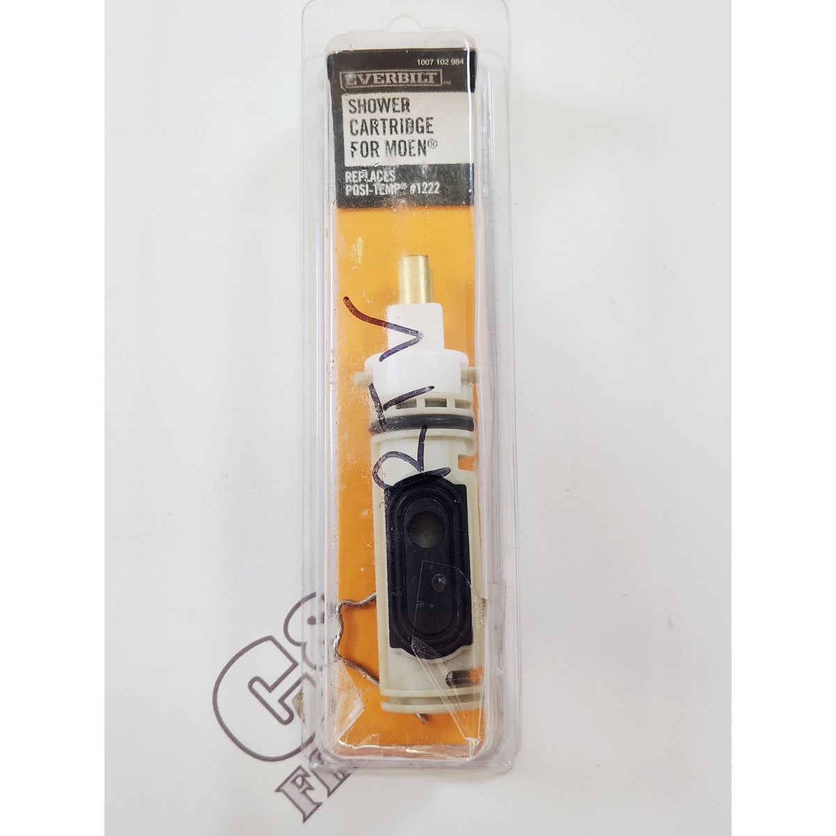 Everbilt 52429 B-19 Broach Single Lever Cartridge, Replaces Moen 1222 Posi-Temp