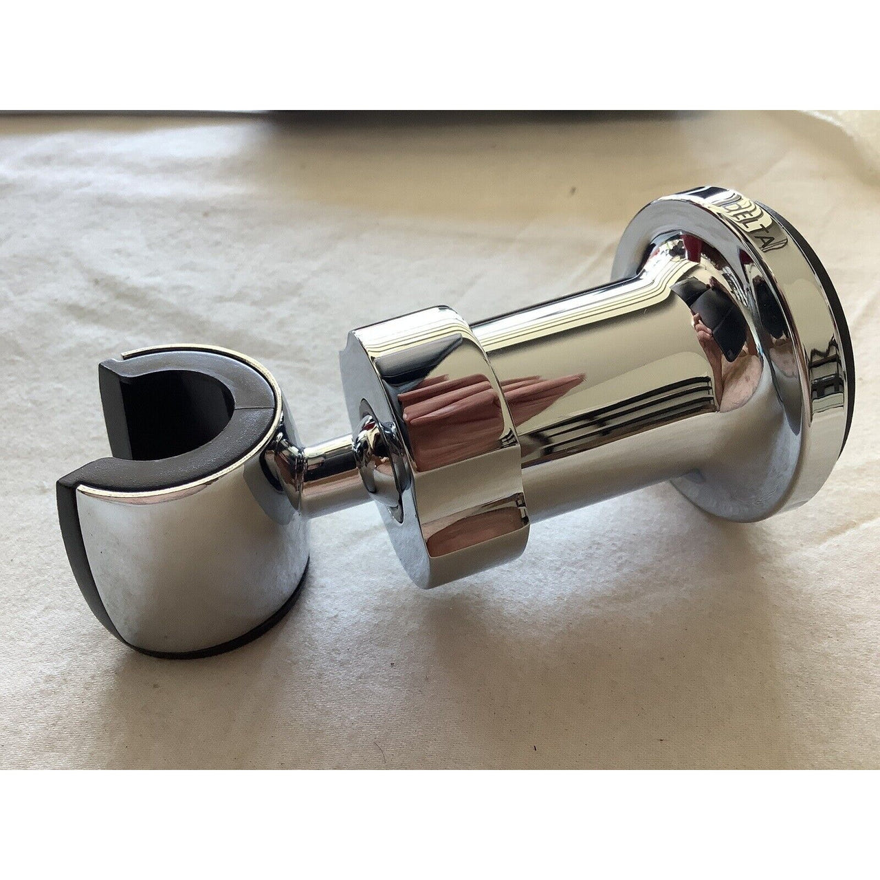 Delta U4010-PR-PK Square Adjustable Hand Shower Holder - Lumicoat Chrome