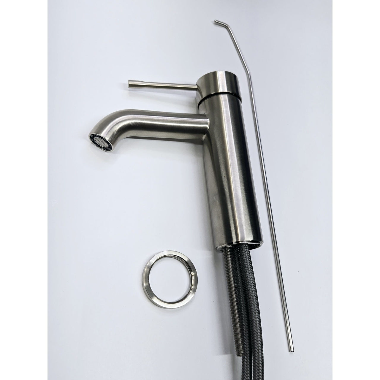 Grohe 23592ENA Essence 1.2 GPM Single Hole Bathroom Faucet - Brushed Nickel