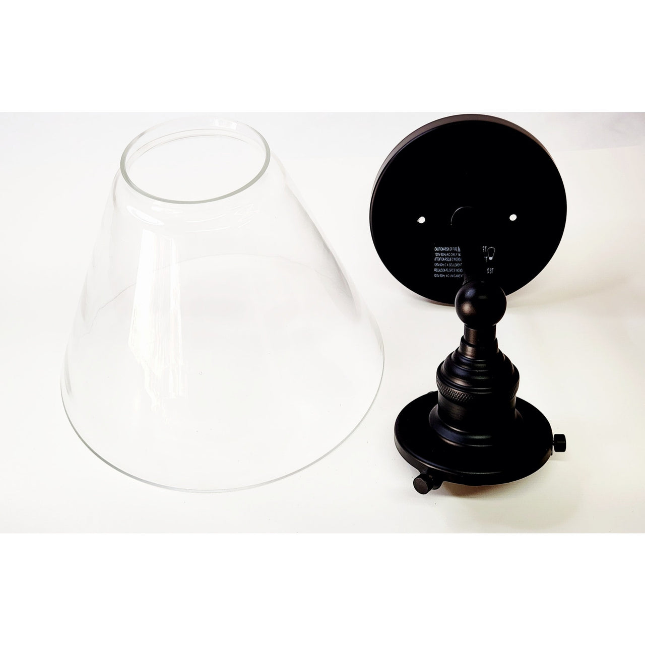 Signature Hardware 482605 Barwell Modern Incandescent Wall Sconce - Matte Black