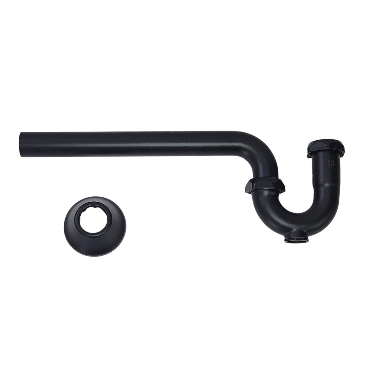 Kohler 9018-BL Adjustable 1-1/4" P-Trap with Long Tubing Outlet - Matte Black