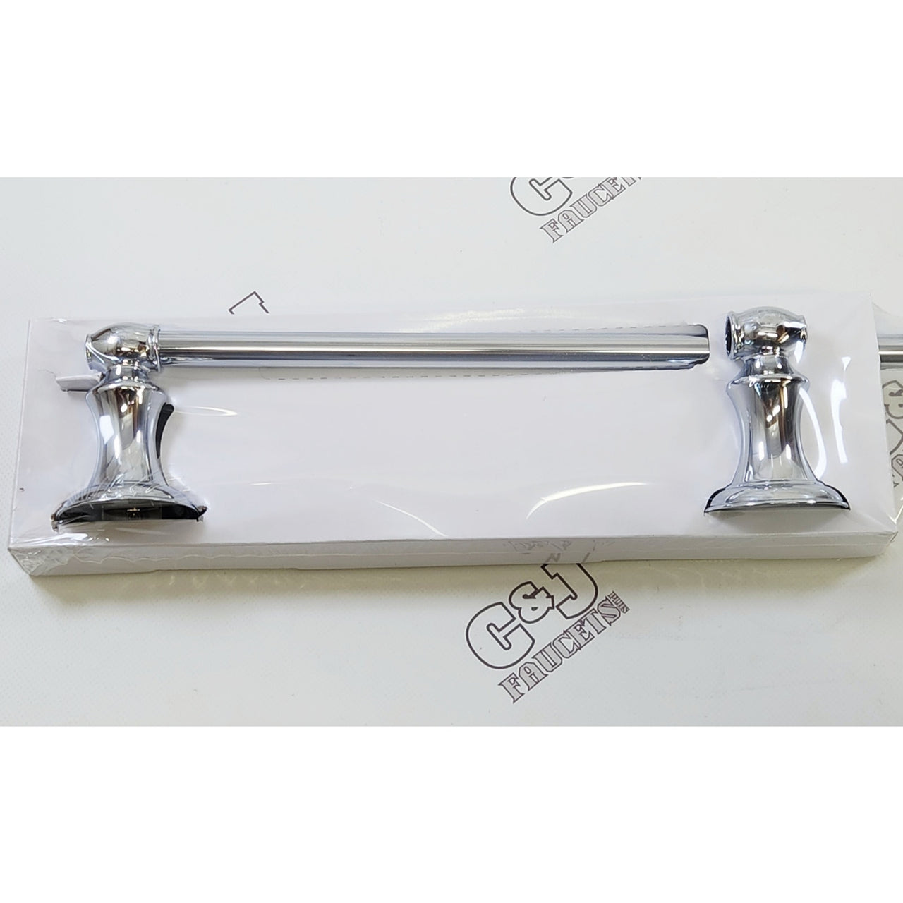Signature Hardware 446902 Beasley 24" Wall Mounted Towel Bar - Chrome