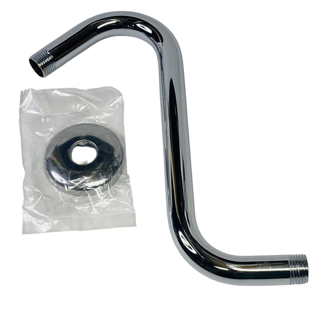 Signature Hardware 375254 Aon 8" Heavy-Duty Offset Shower Arm - Chrome