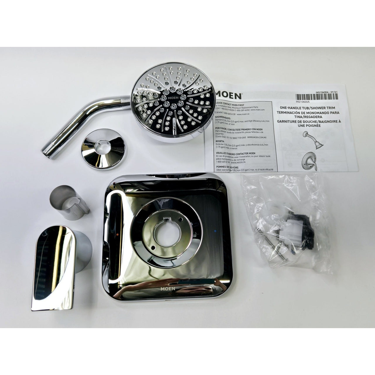 Moen T2472EP Genta Eco-Performance Posi-Temp Shower Trim Only - Chrome