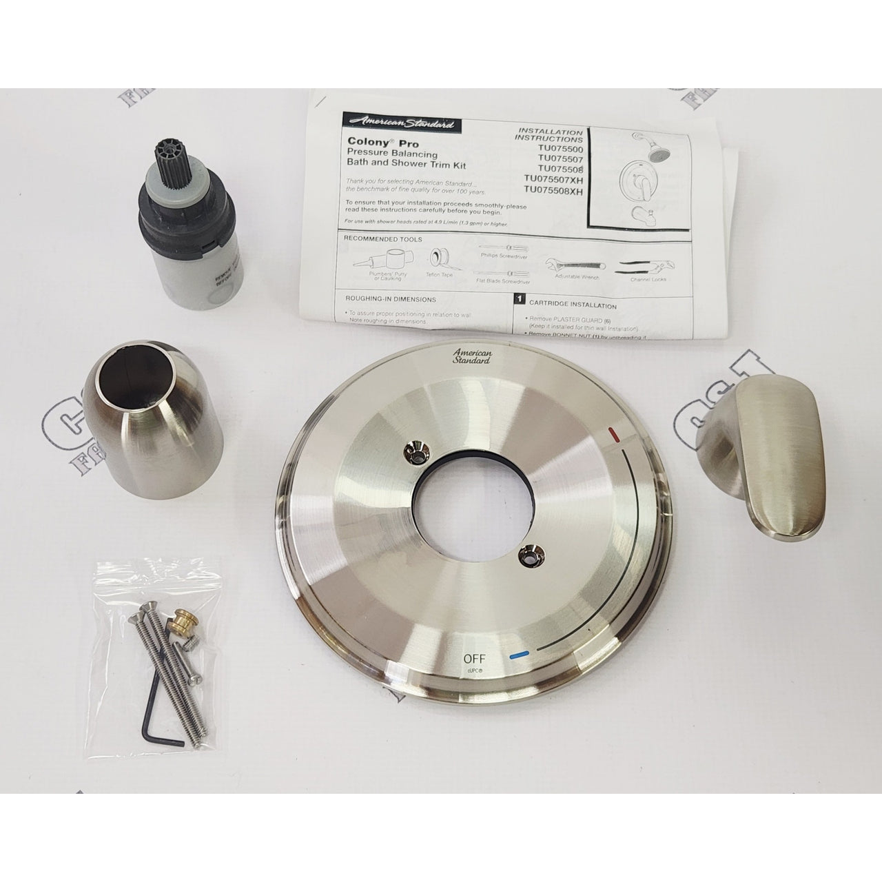 American Standard TU075500.295 Colony Pro Valve Trim - Brushed Nickel