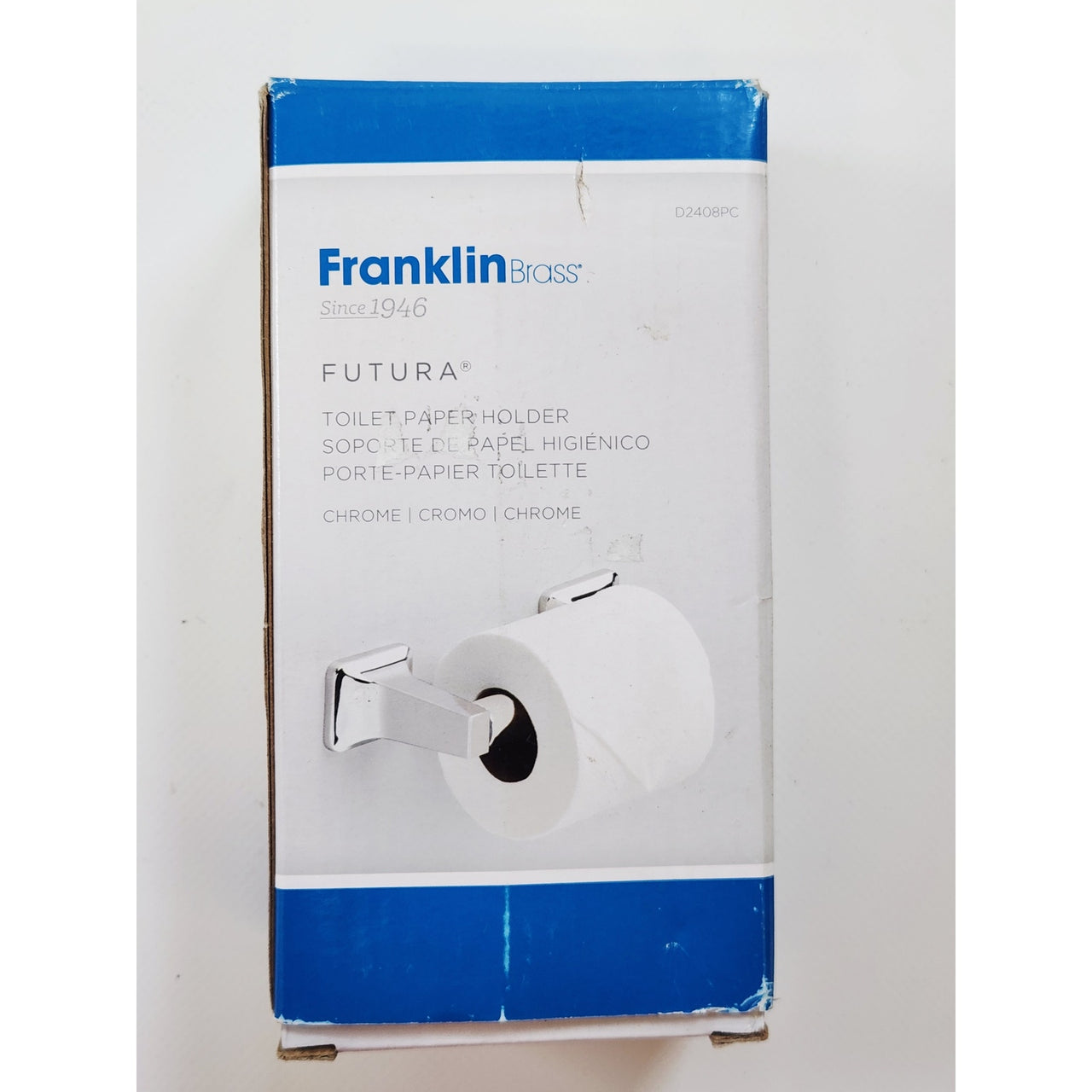Franklin Brass D2408PC Futura Bathroom Toilet Paper Holder - Polished Chrome