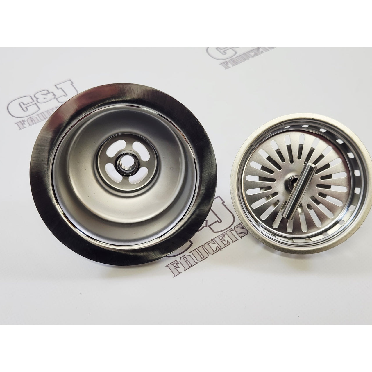 Glacier Bay 1006 015 787 Fixed Post 3-1/2" Sink Strainer - Brushed Stainless