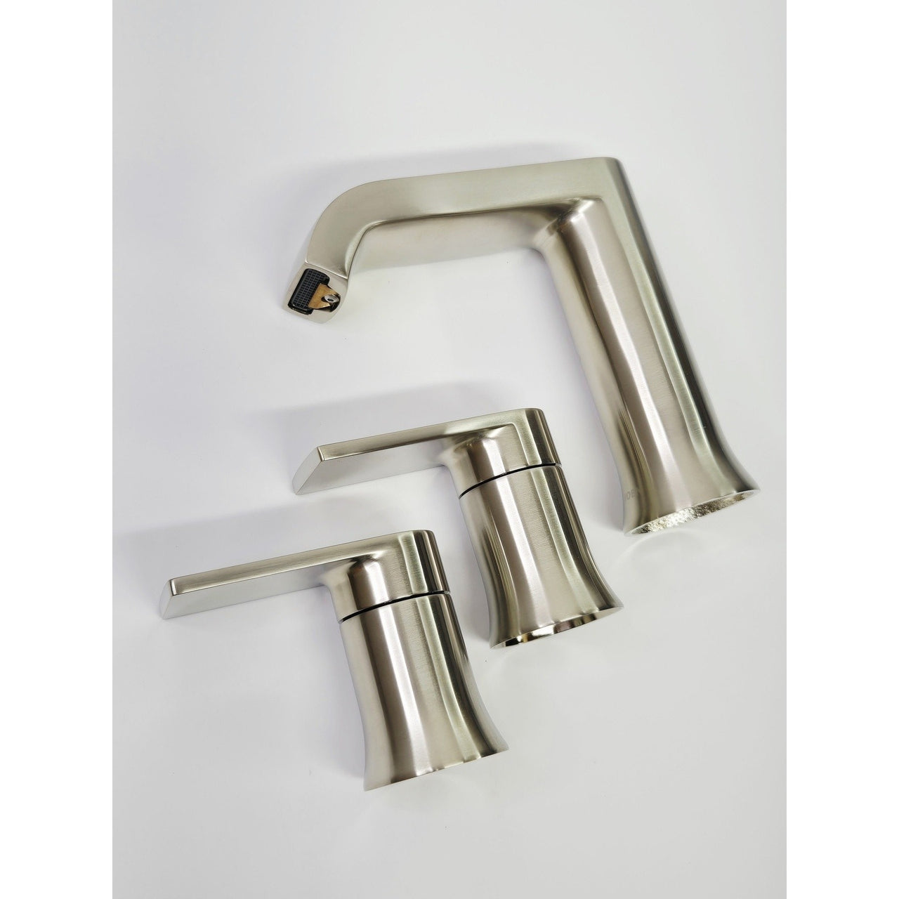 Moen T6708BN Genta Widespread Bathroom Sink Faucet, No Valve - Brushed Nickel