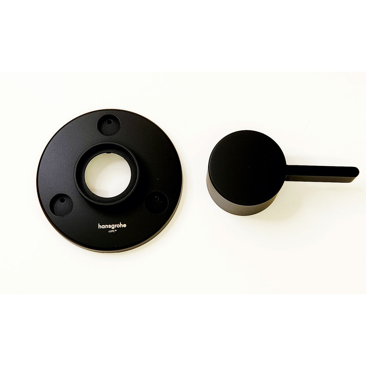 hansgrohe 04232670 Ecostat S Trio/Quattro Diverter Valve Trim - Matte Black