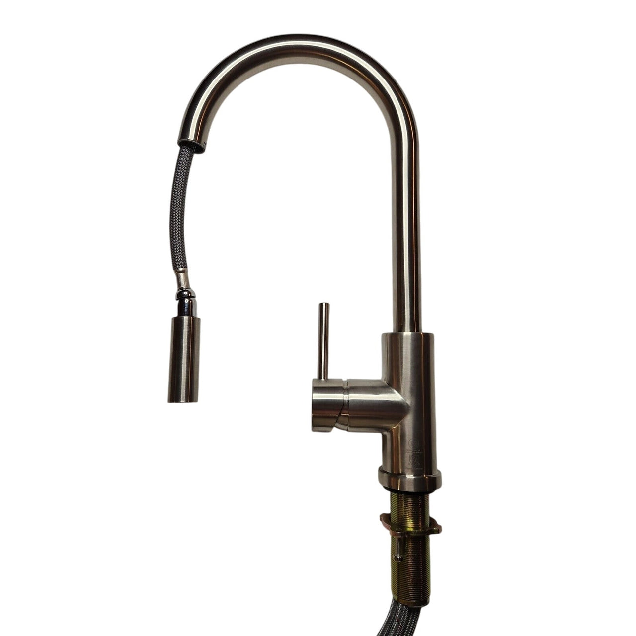 Signature Hardware 453882 Ravenel Single-Hole Kitchen Faucet - Stainless Steel