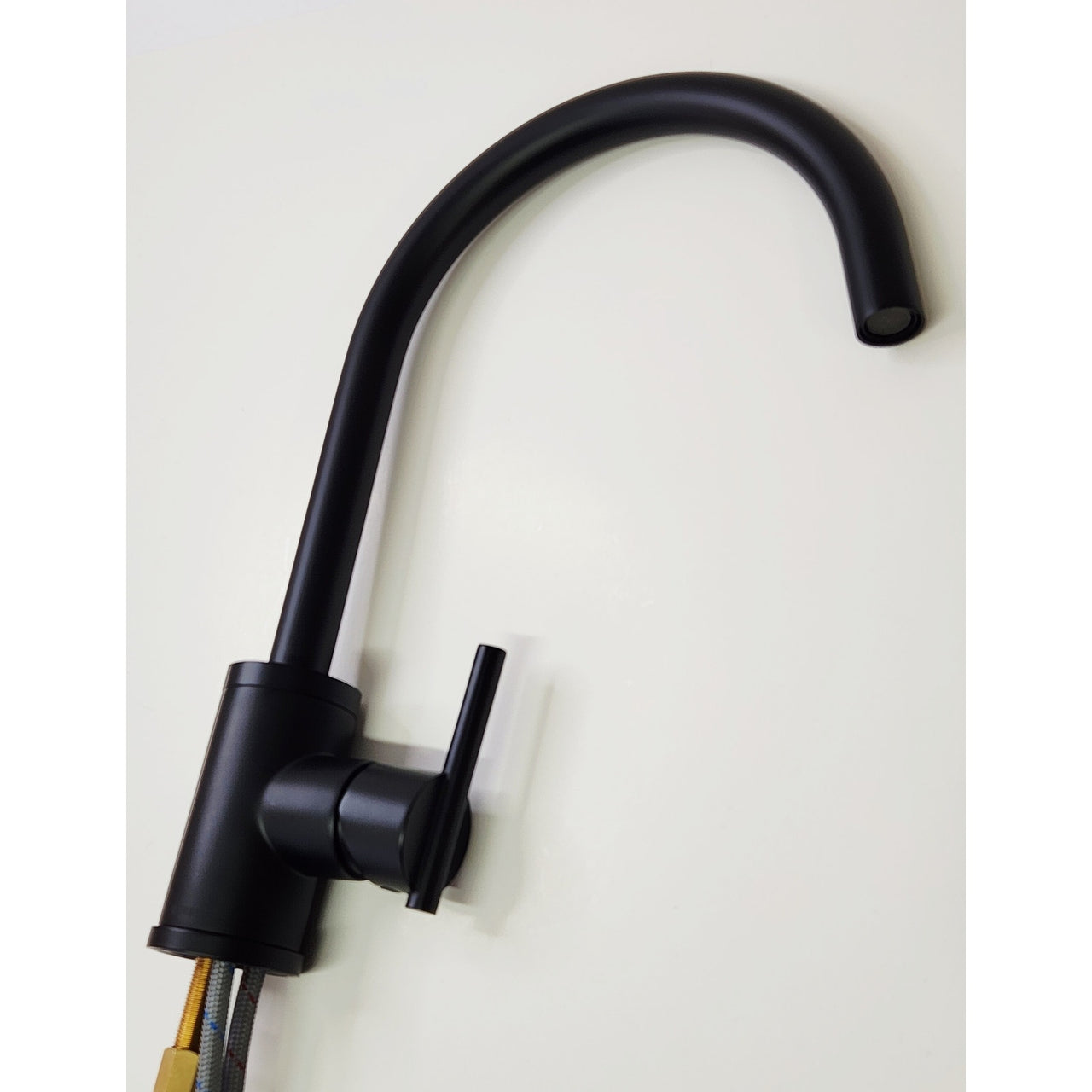 Gerber D401058BS Parma 1.75 GPM Kitchen Faucet w/ Metal Side Spray - Satin Black