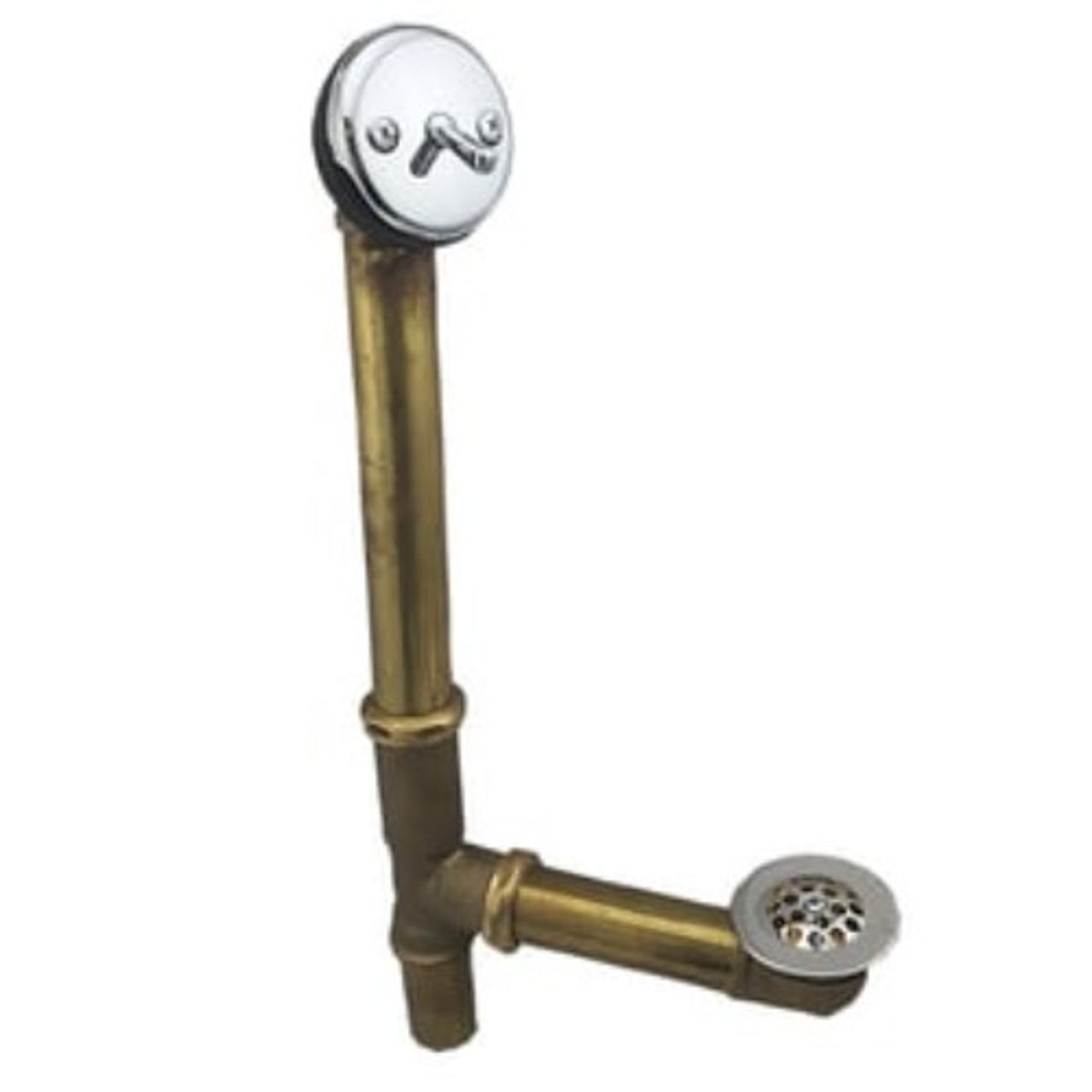 ProFlo PFWO250 Tub and Shower Waste / Overflow Drain - Chrome - For Tubs 18"-24"