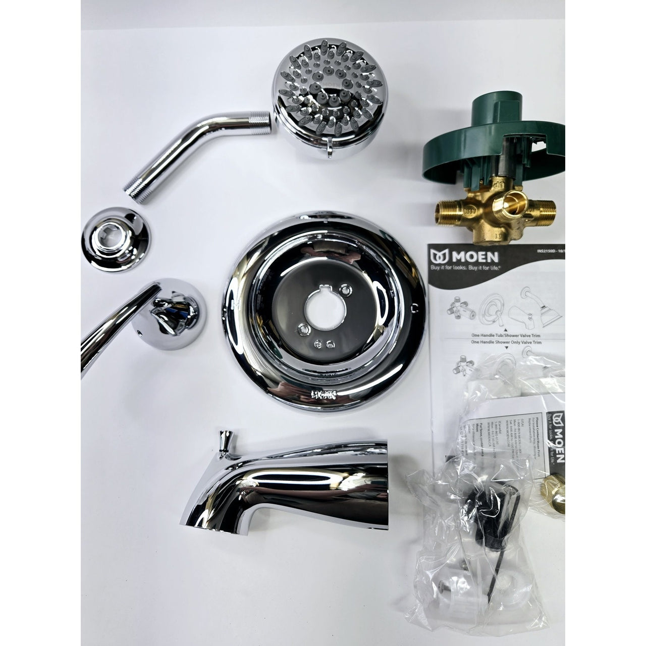 Moen 82330 Essie Single-Handle 5-Spray Tub and Shower Faucet - Chrome