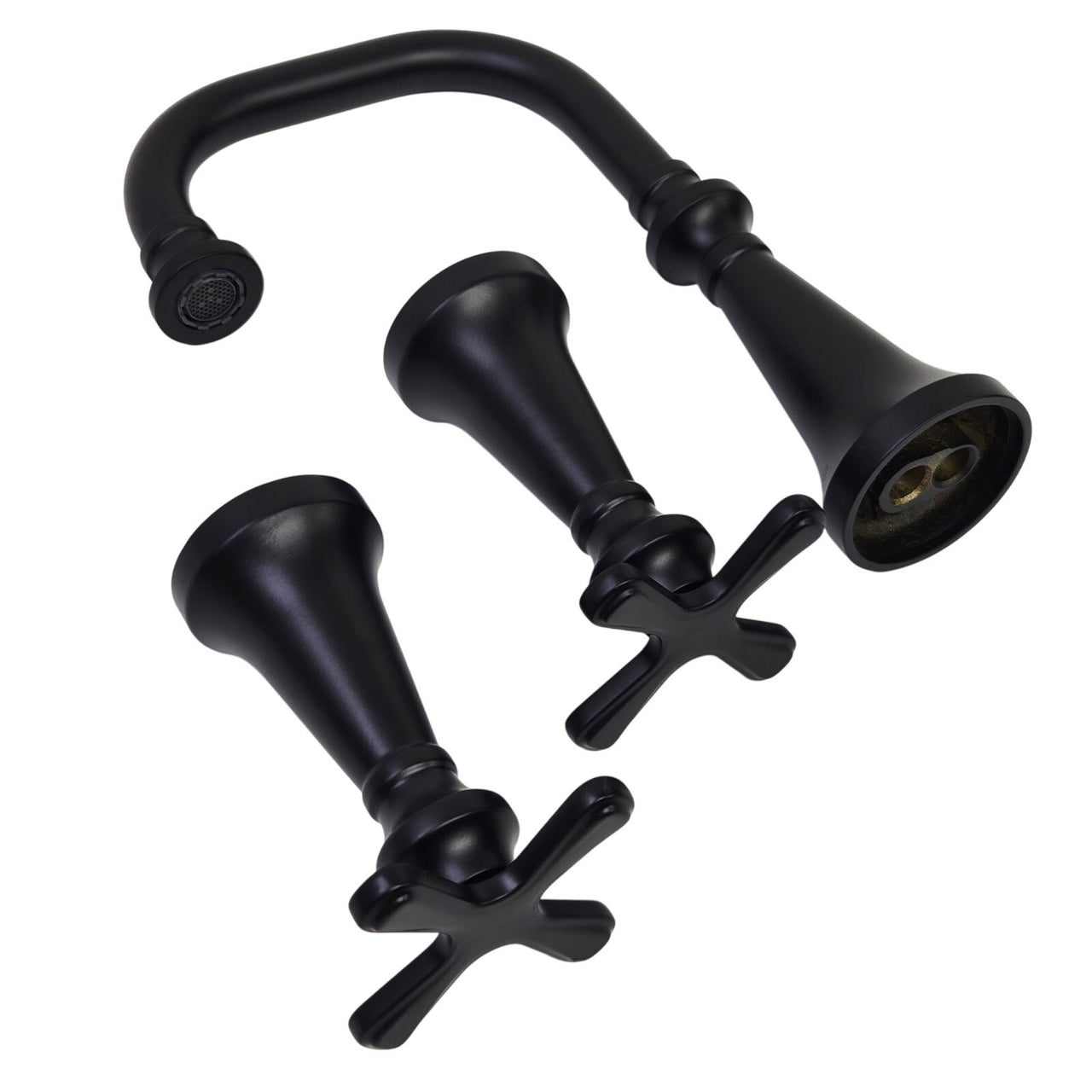 Moen TS44103BL Colinet 8 in. Widespread Bathroom Faucet - Matte Black READ