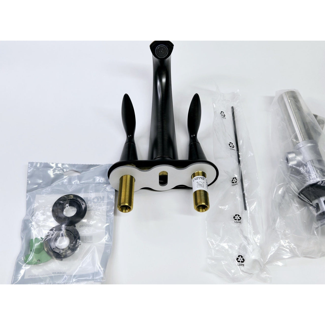 Kohler 45100-4-2BZ Alteo Centerset 4 inch Bathroom Faucet - Oil Rubbed Bronze
