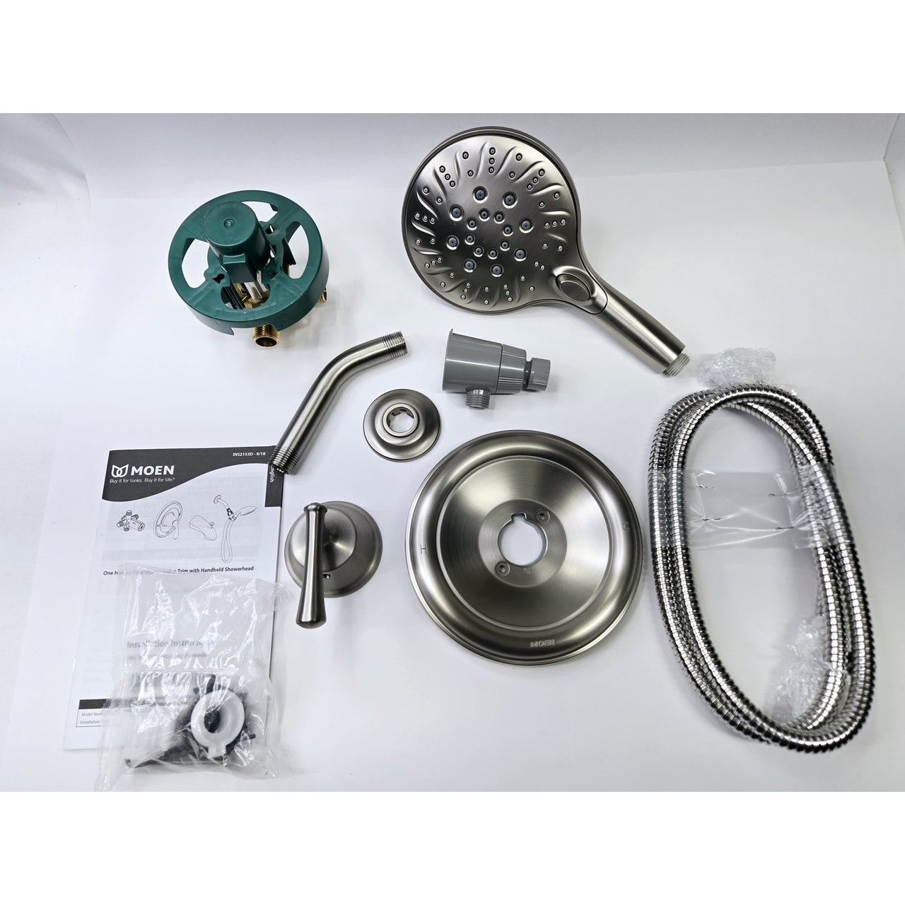 Moen 82975SRN Attract 6-Spray Shower Faucet, 1.75 GPM - Spot Resist Brush Nickel