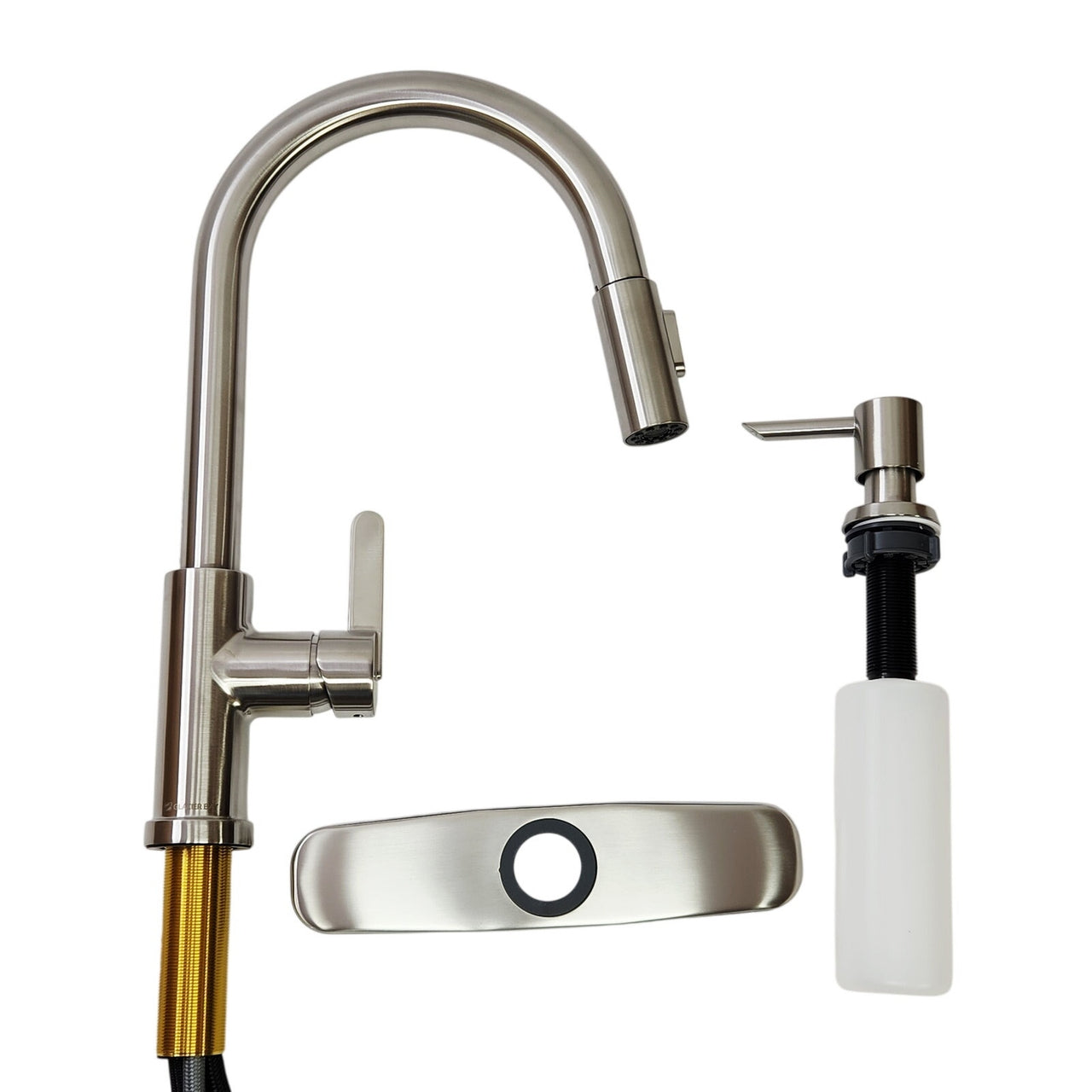 Glacier Bay 1008 022 733 Paulina Single-Handle Kitchen Faucet - Stainless Steel