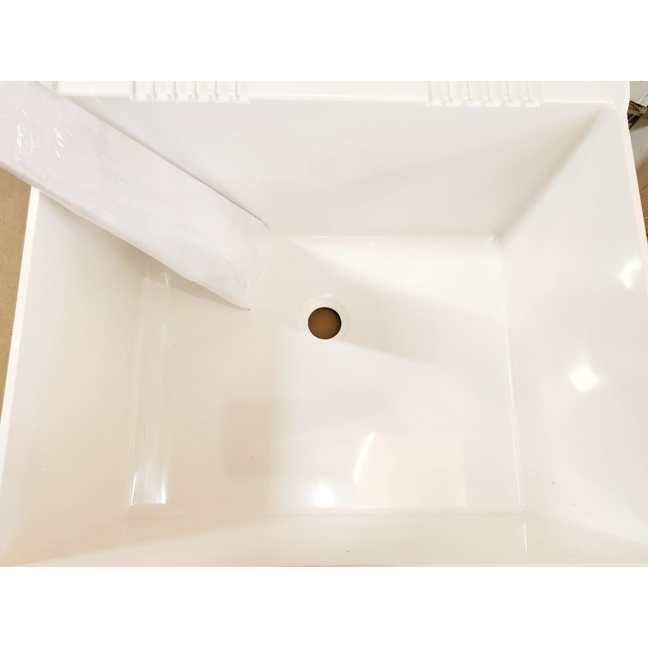 Proflo PFLT2123 23" Single-Basin Free Standing Laundry Sink - White READ